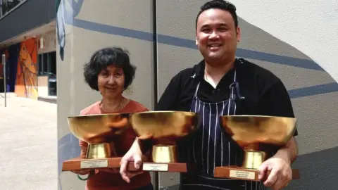 (A)manda Parkinson/BBC Loretta and Jason Chin