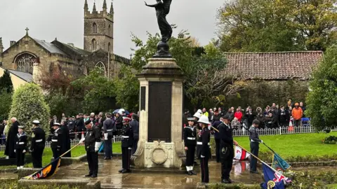 BBC Grove Park war memorial in Weston-super-Mare