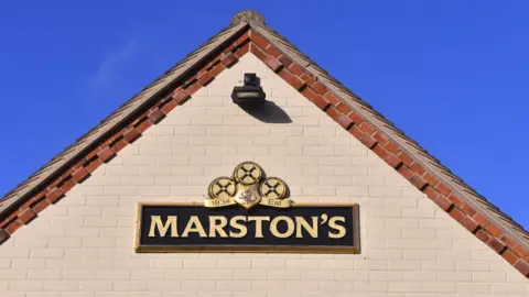 Getty Images Marston's sign