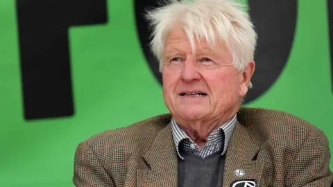 AFP The prime minister's father, Stanley Johnson