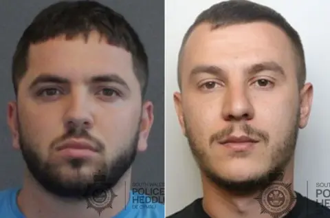 South Wales Police Elidon Elezi and Artan Palluci are still wanted by South Wales Police