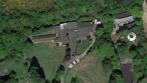 Google Aerial view of Upsall House