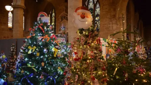 St Mary's Church The trees