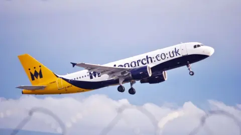 BBC Monarch Airlines plane