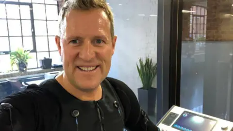 Phil Horton Phil Horton wearing an EMS suit