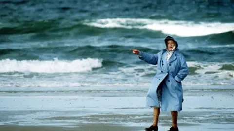 Getty Images The Queen Mother at Holkham