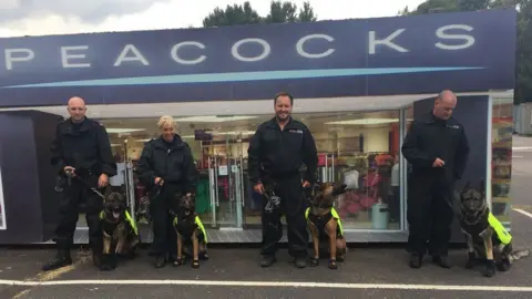 Northumbria Police Dogs in training
