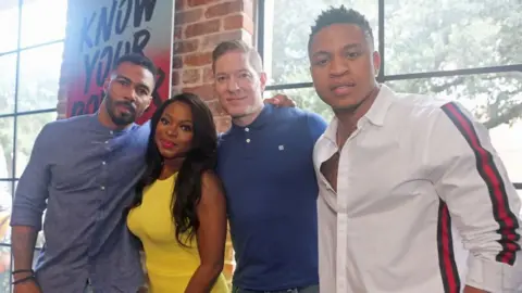 Getty Images Omari Hardwick, Naturi Naughton, Joseph Sikora and Rotimi