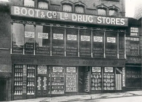 Boots Archive Boots Goose Gate store, Nottingham, 1896