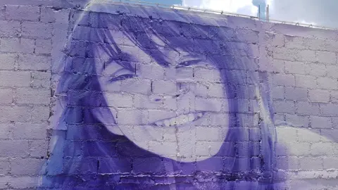 Duncan Tucker A view of a mural in Palmitas