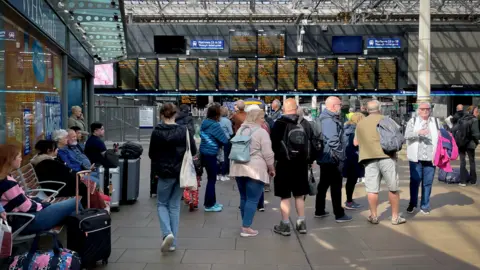 PA Media Glasgow Central