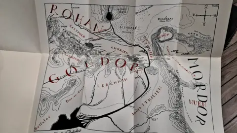 St Richard's Hospice Lord of the Rings map