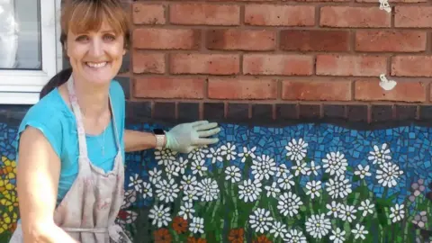 It took Jackie Nash a year to create the mosaic