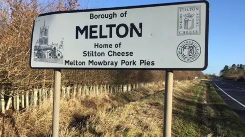 Melton Mowbray sign