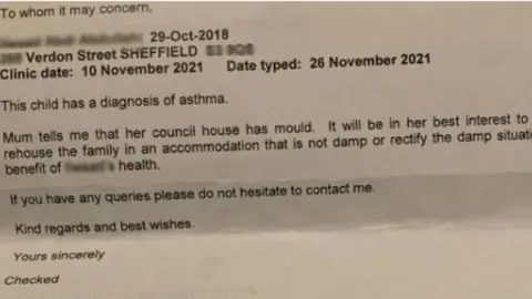 Letter from consultant