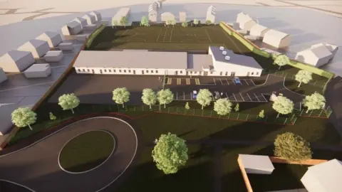 Equans/North East Lincolnshire Council An artist's impression of the new Waltham Gateway Primary Academy