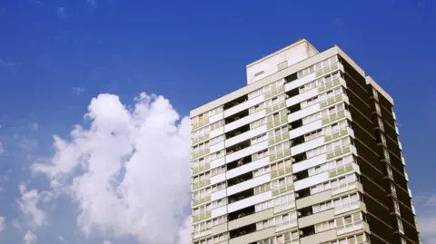 Block of flats in London