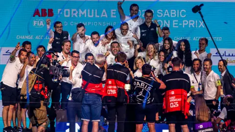 PA Media Susie Wolff and her Venturi FE team