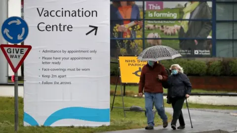 PA Media vaccination centre in Edinburgh
