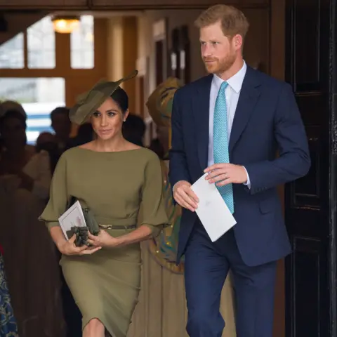 PA The Duke and Duchess of Sussex