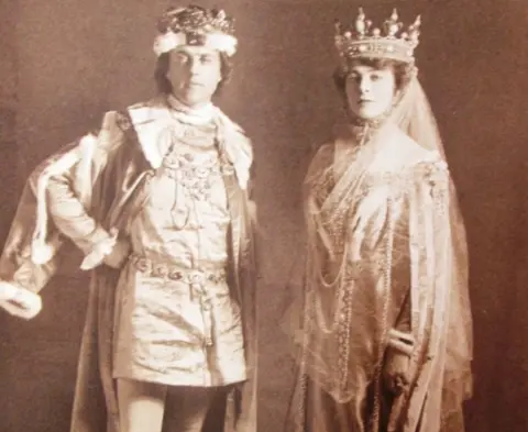 Royal Albert Hall Guests dressed up for the Shakespeare Memorial Ball 1911