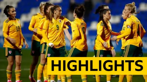 Wales women after shootout