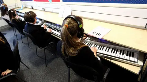 Getty Images School music lesson