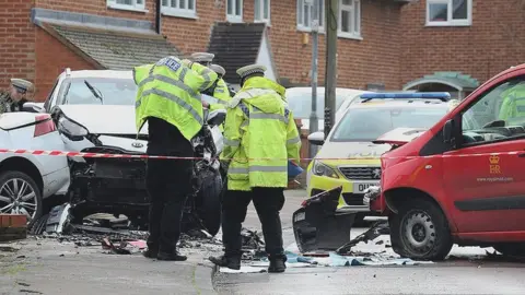 The crash on Cuttsfield Terrace