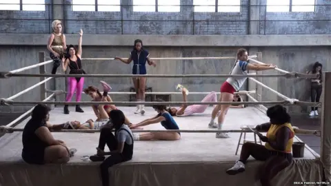 Erica Parise/Netflix A still from GLOW