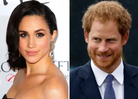 PA Meghan Markle and Prince Harry
