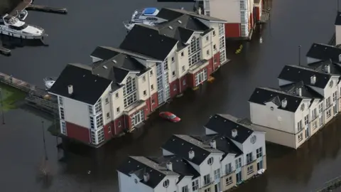 PA Media Storm Desmond in Ireland