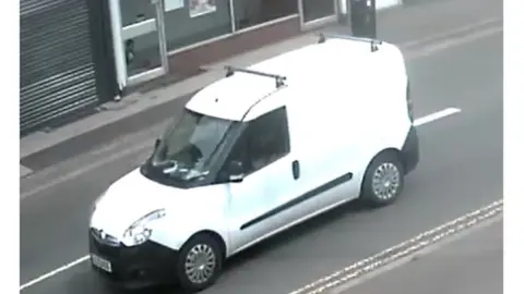 Staffordshire Police CCTV still of Stirling's van