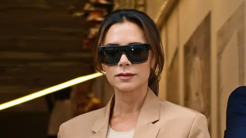 PA  Victoria Beckham after her debut London Fashion Week show