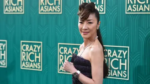 Getty Images Michelle Yeoh at the premiere for Crazy Rich Asians