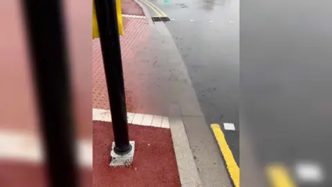 Leigh Redman A photo of a flooded crossing