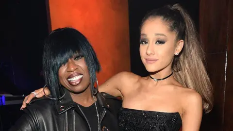 Getty Images L to R: Missy Elliott and Ariana Grande