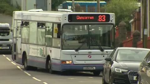 Bus in Glyncorrwg