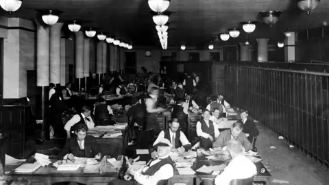 Getty Images Journalists in the 1920s