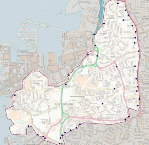 Portsmouth City Council Traffic camera locations