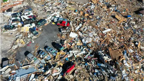 Getty Images The damage to Mayfield