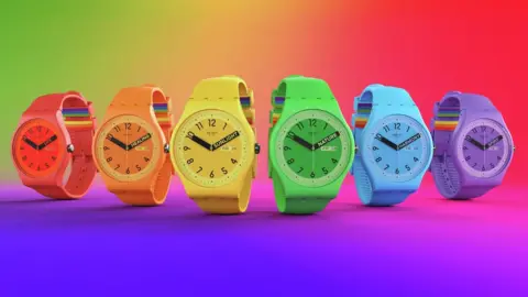 Swatch shop long strap