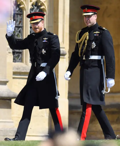 Rex/Shutterstock Princes Harry and William