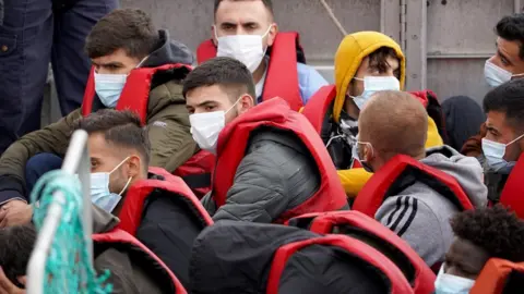 PA Media Migrants at Dover