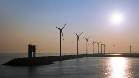 Getty Images Zeebrugge windfarm