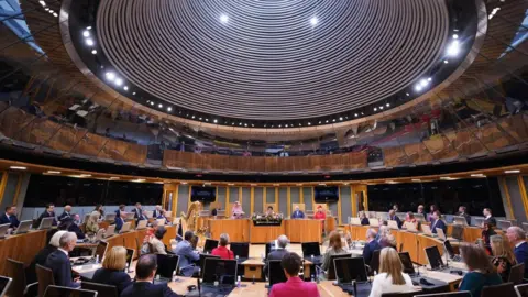 Getty Images Senedd chamber