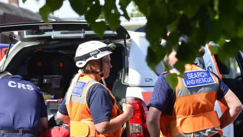 Pacemaker Search and Rescue workers in Ballymena