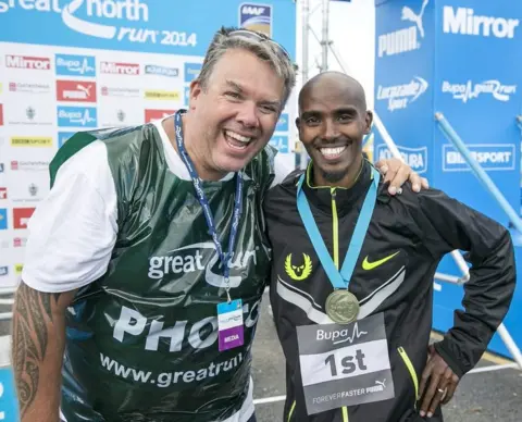 Mark Winterbourne Mark Winterbourne and Mo Farah