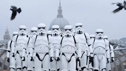 Getty Images Stormtroopers in London