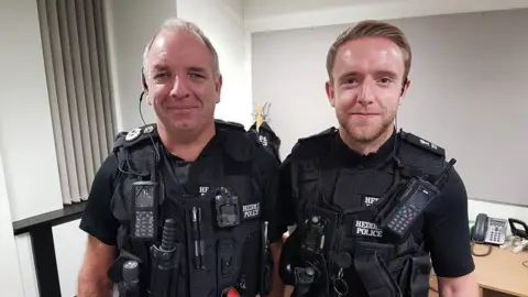 North Wales Police Mark Polin and James Polin