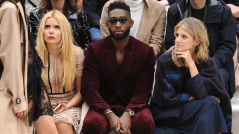 Getty Images Tinie Tempah (centre)